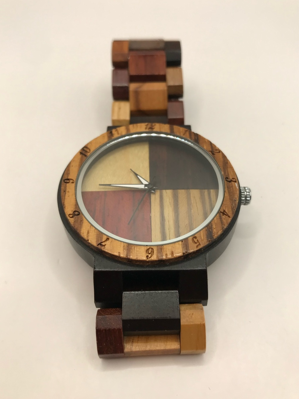 Men's Multi-Tone Wood Watch - Picture 3 of 8